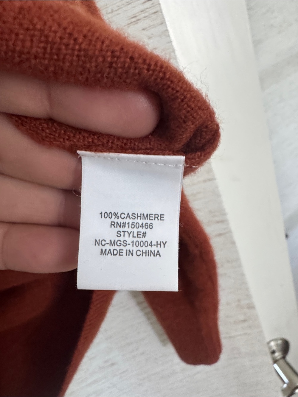 Womens Cashmere Hooded Sweater - Picture 3 of 3